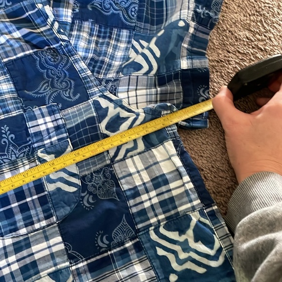 Mens JCrew patchwork polo - Picture 5 of 5